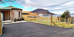 Self Catering guest accommodation with oven microwave dining table in our property kitchen