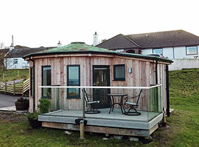 Our Self Catering accommodation has been designed in a modern style and contains a king size bed kitchen en suite bathroom and WIFI